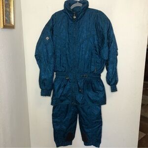 Vintage Descente Ski Suit Coat and Pants Matching Set Size 10